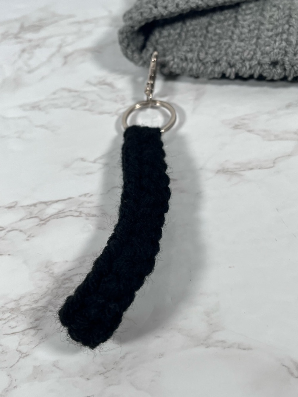 Gray & Black Crochet Wristlet - Picture 6 of 8